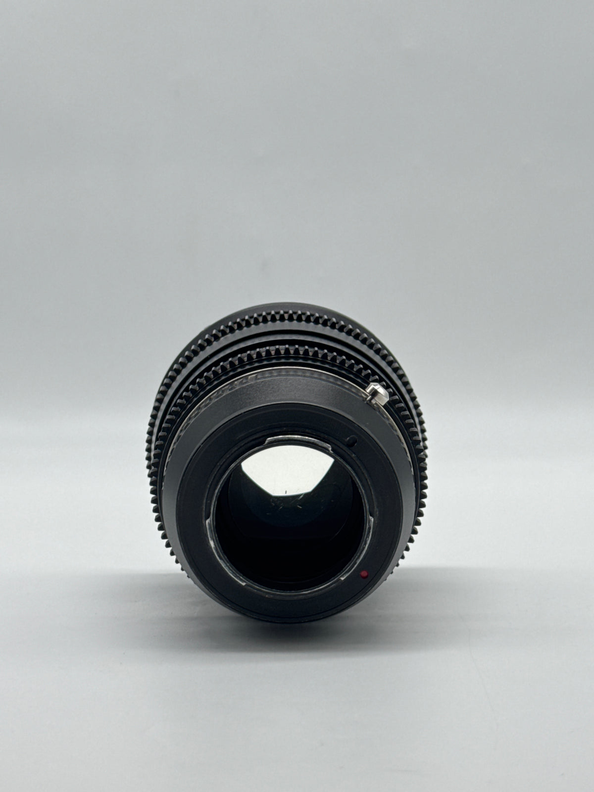 Rokinon 50mm T1.5 AS UMC Cine Lens with Fotodiox EOS M4 3 Adapter Black - Read