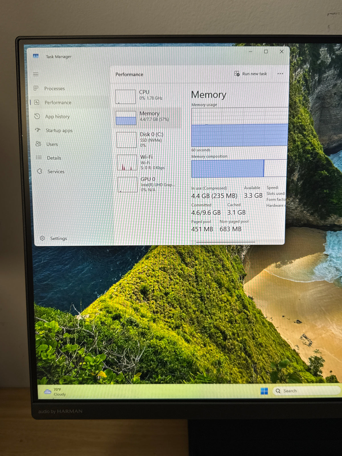 Lenovo IdeaCentre AIO 3 i5-12450H 8GB RAM 256GB SSD Black - Open Box