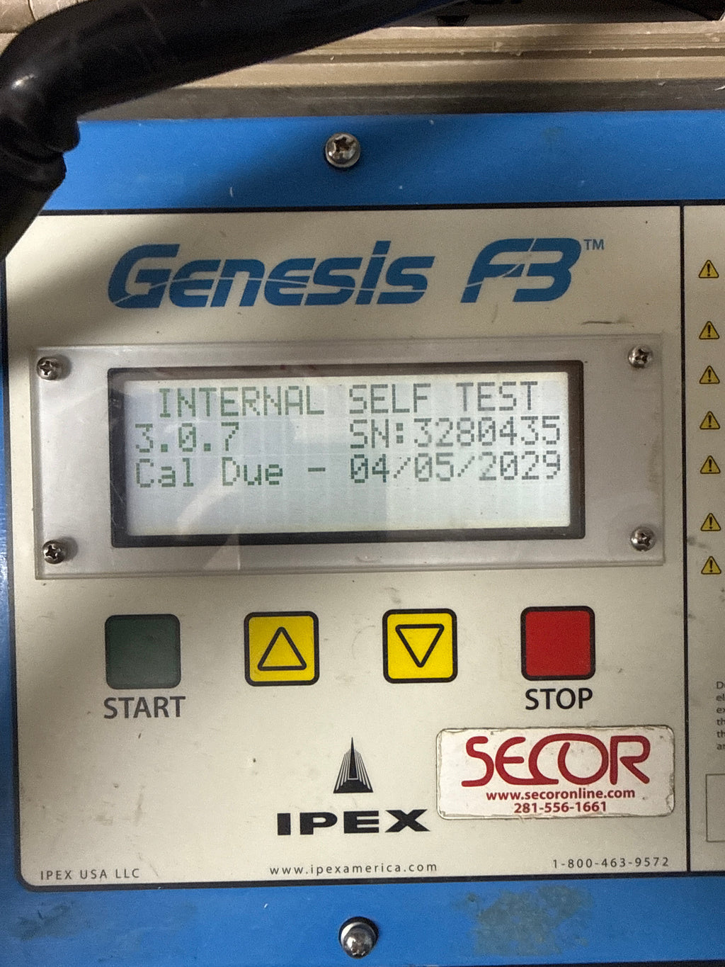 IPEX Genesis F3 Electrofusion Processor Unit 120V Calibrated 05/29