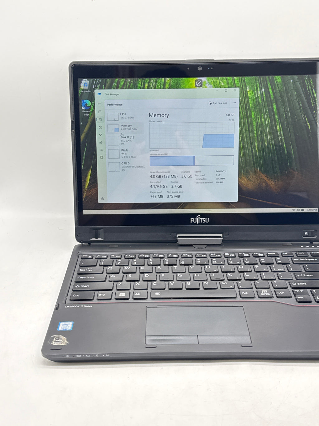 Fujitsu Lifebook T939 13.3in Core i5-8265U 8GB RAM 128GB SSD Read