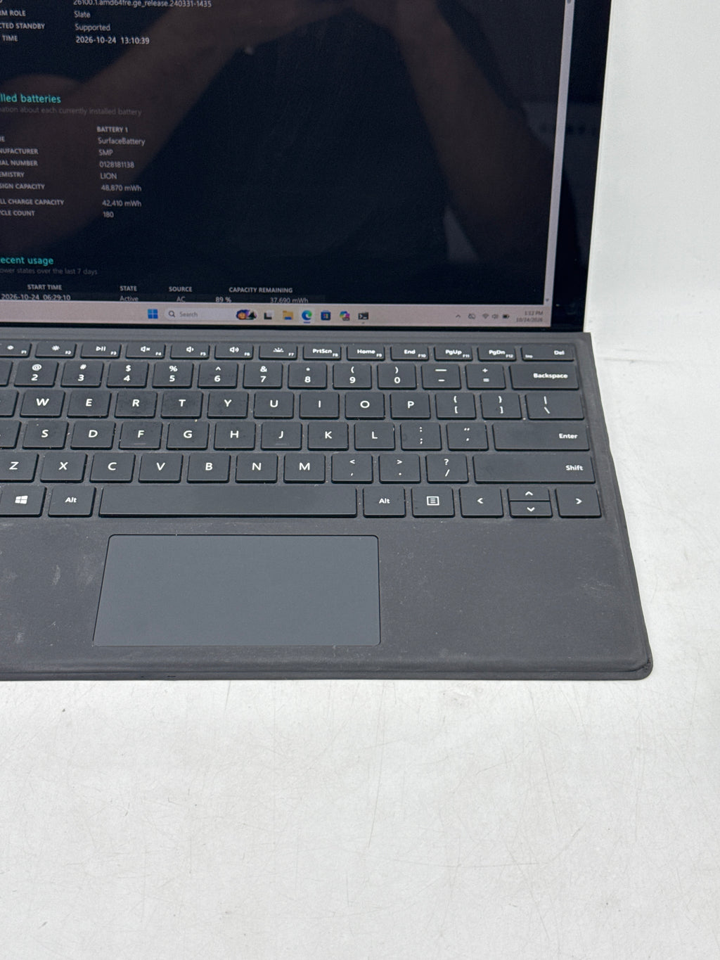Microsoft Surface Pro 7 Plus i5-1135G7 16GB RAM 256GB SSD Silver - READ