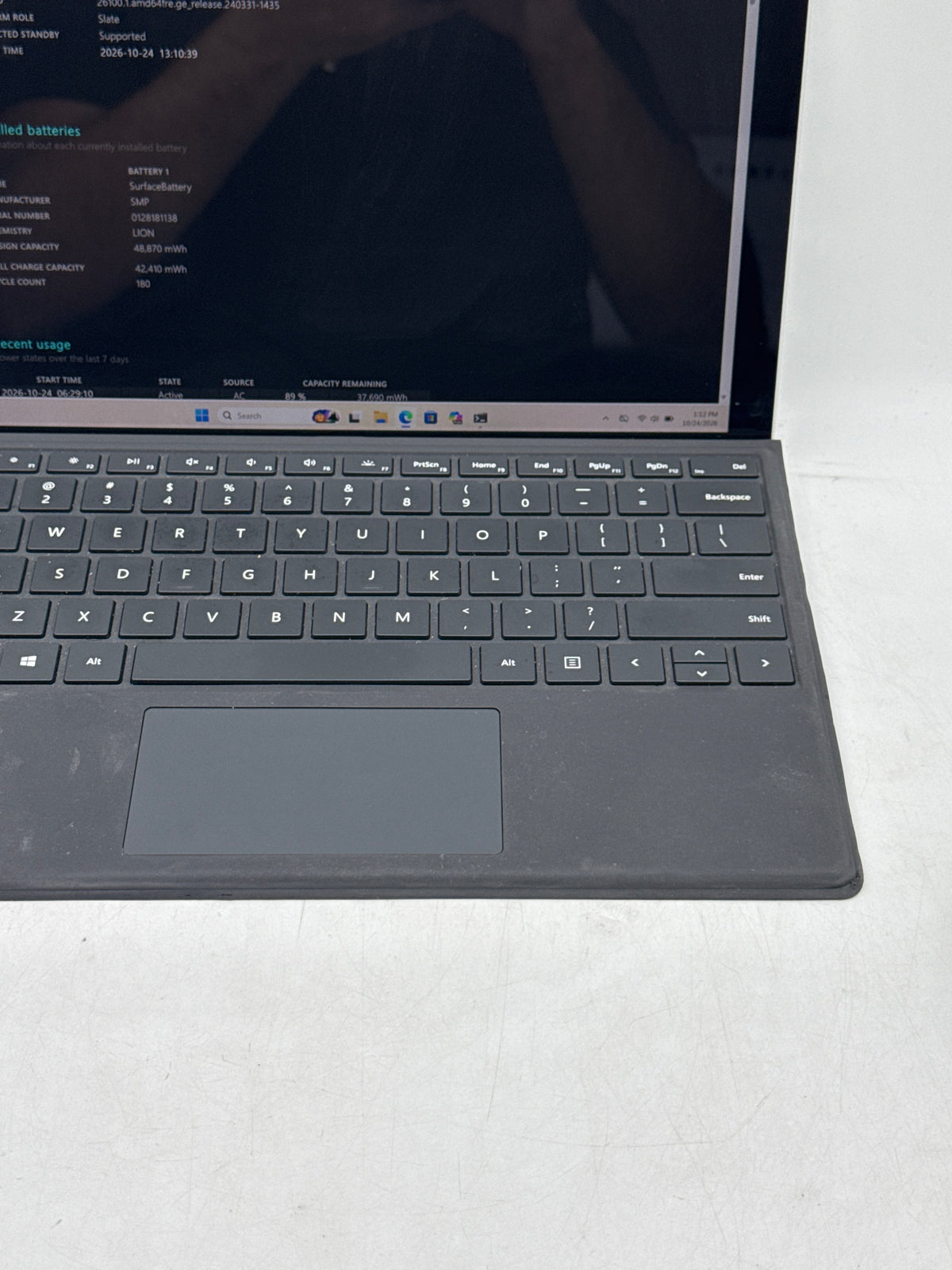 Microsoft Surface Pro 7 Plus i5-1135G7 16GB RAM 256GB SSD Silver - READ