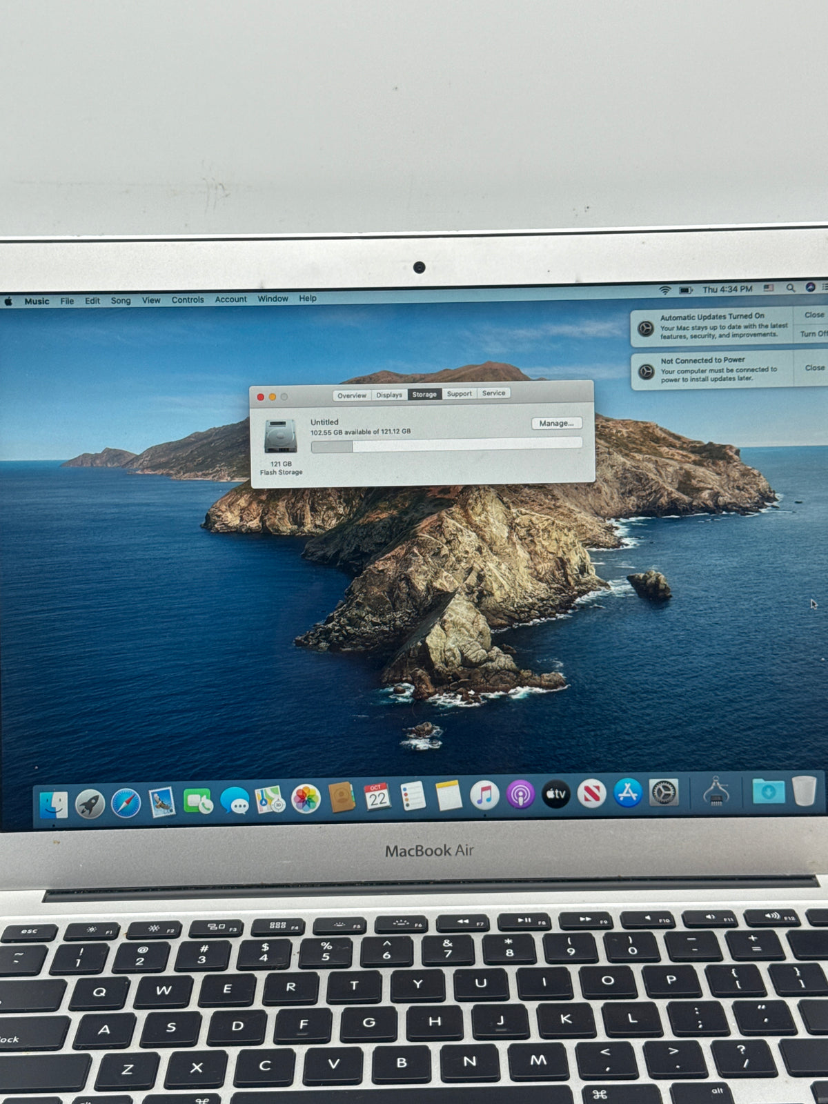 Apple MacBook Air 13in Mid 2013 A1466 Core i5 4GB RAM 128GB Flash - Used