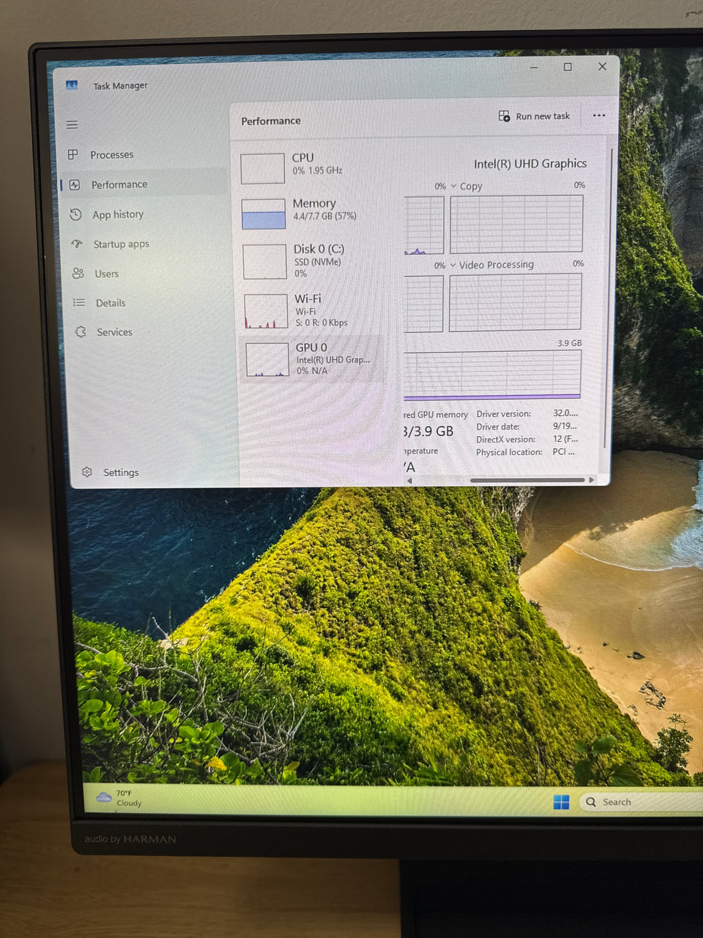 Lenovo IdeaCentre AIO 3 i5-12450H 8GB RAM 256GB SSD Black - Open Box