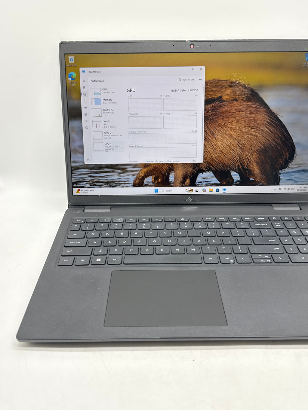 Dell Latitude 3520 14in Core i5 1135G7 4GB RAM 256GB SSD MX350 Black - Used