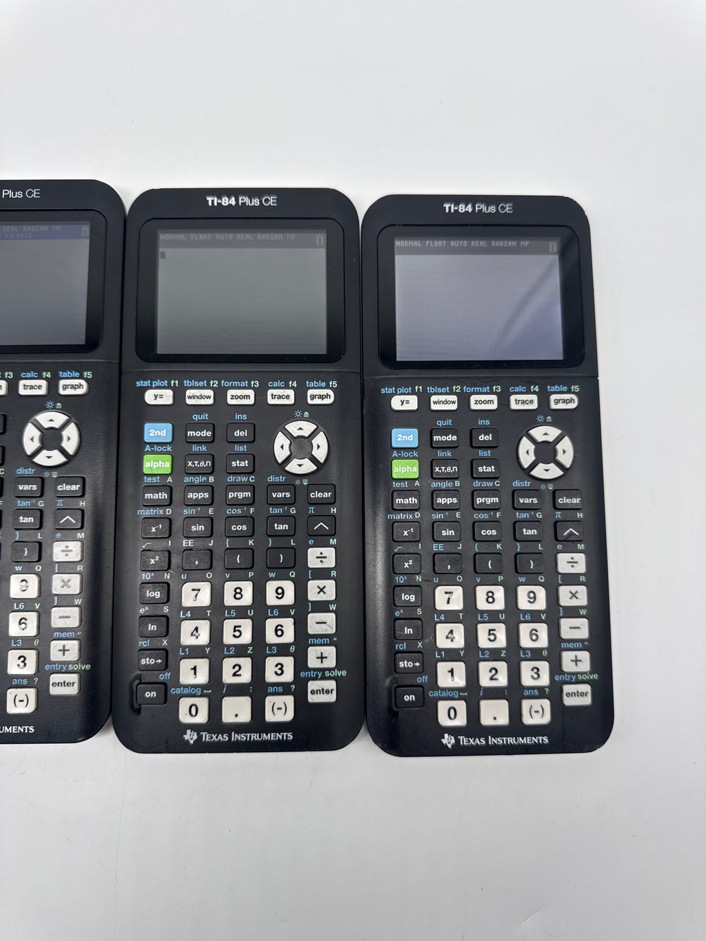 Texas Instruments TI-84 Plus CE Graphing Calculator White Lot of 10 - Used