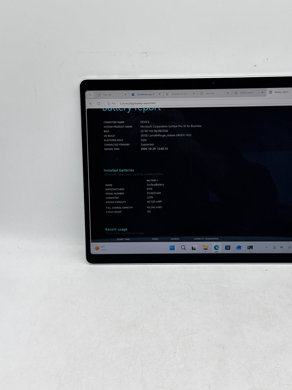 Microsoft Surface Pro 10 for Business 2079 Ultra 5 135U 16GB RAM 512GB SSD