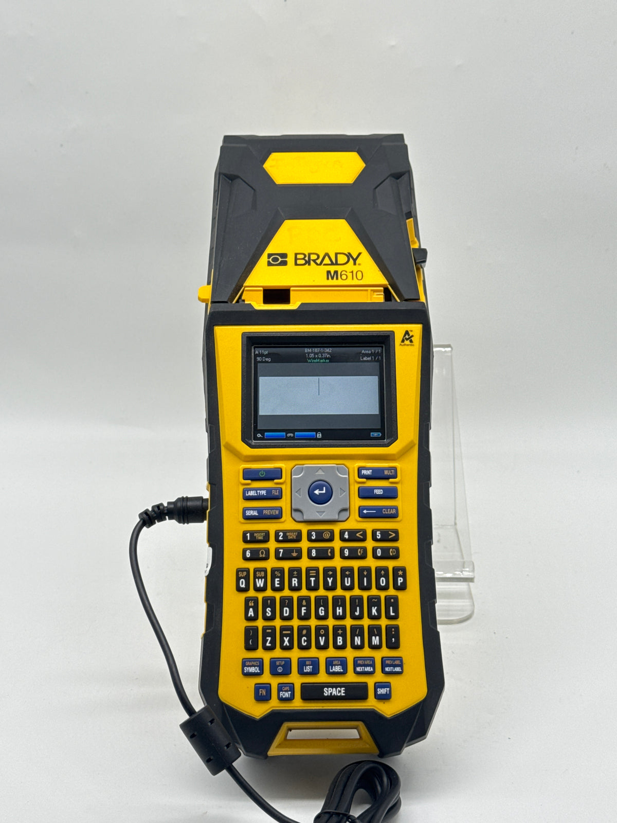 Brady M610 Industrial Handheld Thermal Label Printer USB Bluetooth - Used