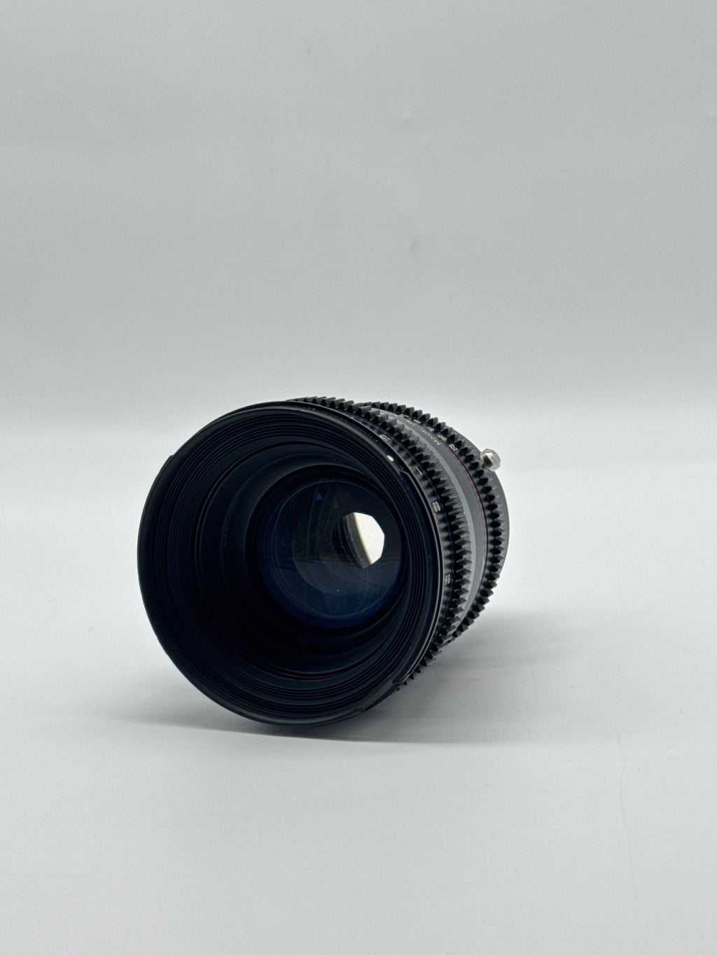 Rokinon 50mm T1.5 AS UMC Cine Lens with Fotodiox EOS M4 3 Adapter Black - Read