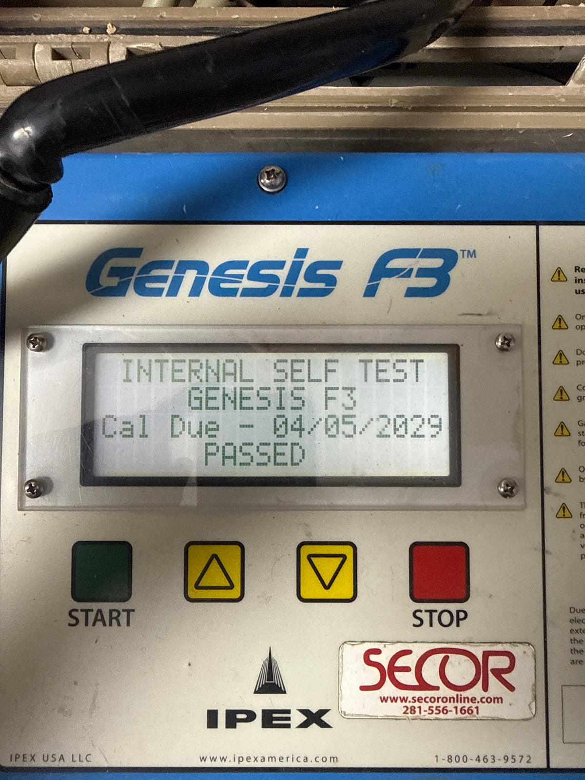 IPEX Genesis F3 Electrofusion Processor Unit 120V Calibrated 05/29