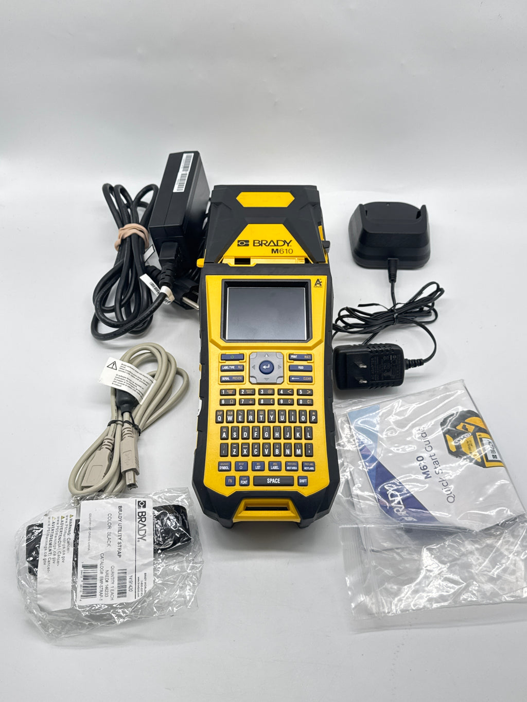 Brady M610 Industrial Handheld Thermal Label Printer USB Bluetooth - Used